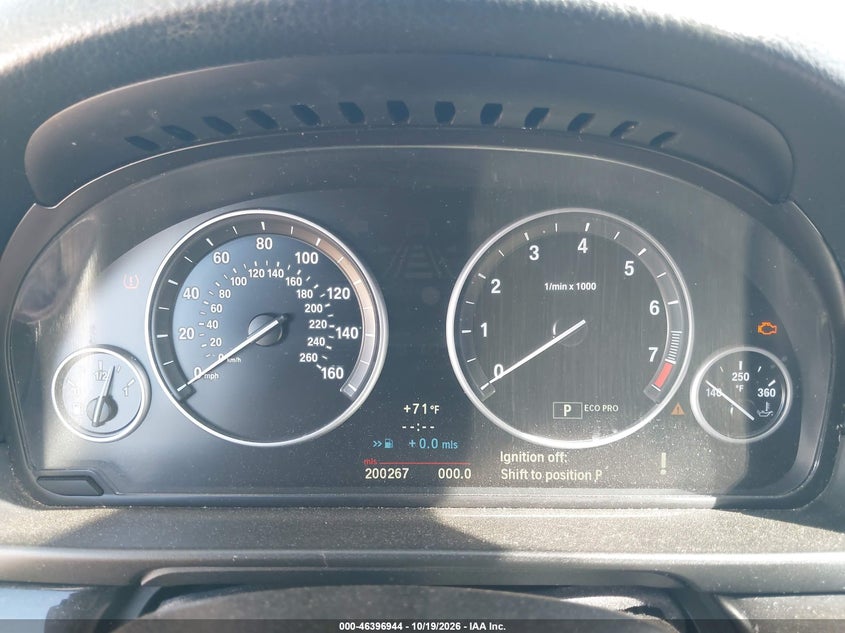 BMW 535I 2012 VIN WBAFR7C59CC810632