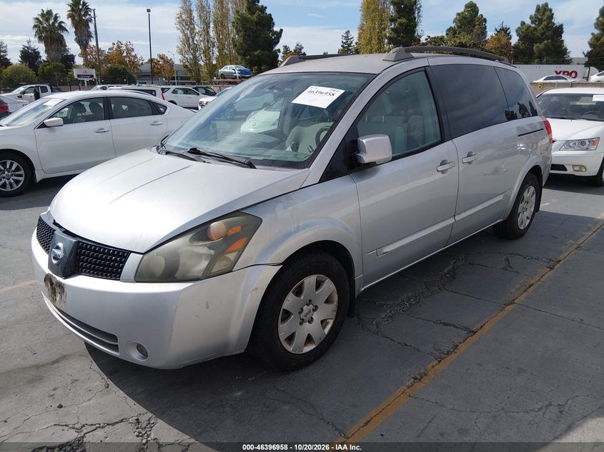 NISSAN QUEST 2006 VIN 5N1BV28U56N111003