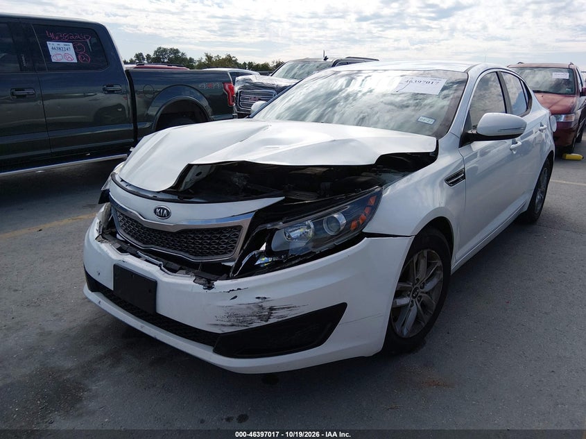 Vin: knagm4a7xb5184677, lot: 46897375, kia optima lx 20112