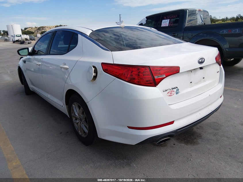 Vin: knagm4a7xb5184677, lot: 46897375, kia optima lx 20113