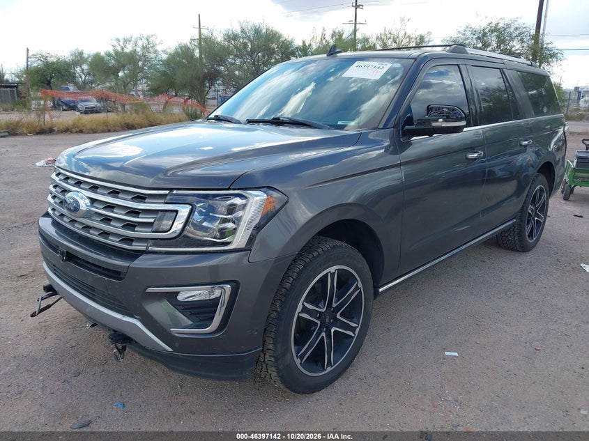 Vin: 1fmjk2at6kea86211, lot: 46897500, ford expedition max limited 20192