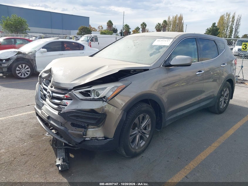Vin: 5xyzt3lb7eg228639, lot: 46897505, hyundai santa fe sport 2.4l 20142