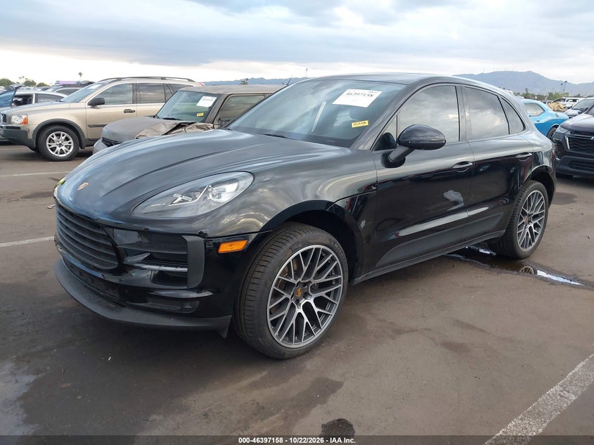 2020 Porsche Macan, Rear, IAAI, VIN WP1AA2A54LLB03656 — photo 2