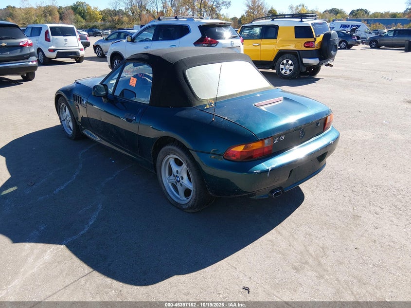 BMW Z3 1996 VIN 4USCH7320TLB70273