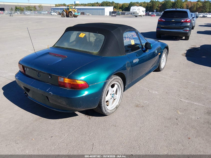 BMW Z3 1996 VIN 4USCH7320TLB70273
