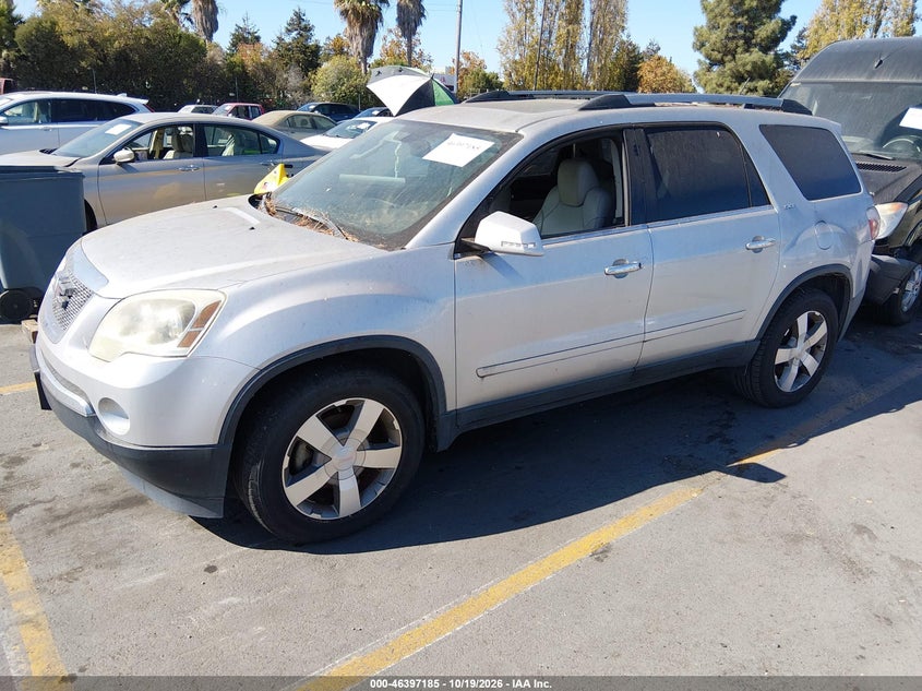 Vin: 1gkkrred0bj302548, lot: 46897543, gmc acadia slt-1 20112