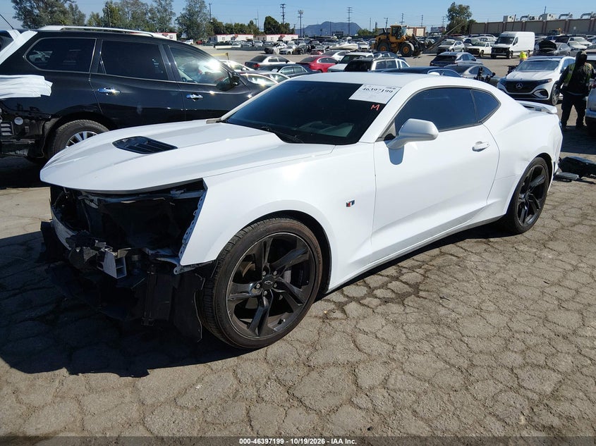 2020 Chevrolet Camaro Rwd 2Ss, Front End, IAAI, VIN 1G1FH1R76L0122254 — photo 2