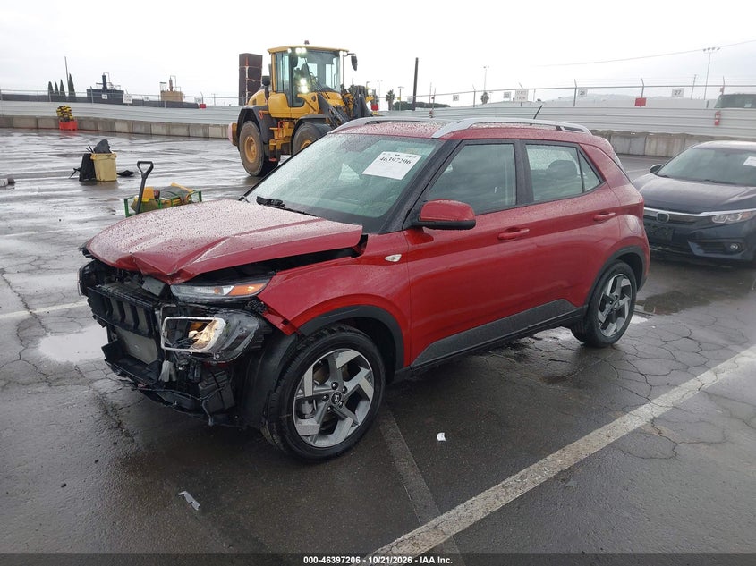 2024 Hyundai Venue Sel, Front End, IAAI, VIN KMHRC8A32RU293133 — photo 2
