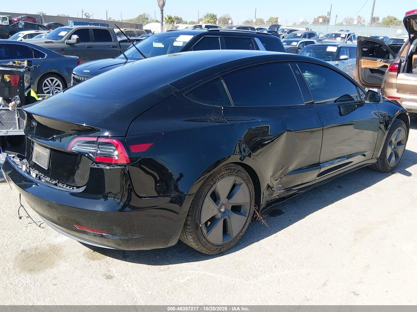 Vin: 5yj3e1ea1mf090949, lot: 46897575, tesla model 3 standard range plus rear-wheel drive 20214