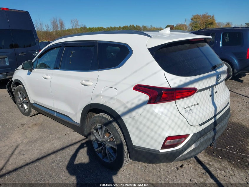Vin: 5nms3cad7kh032546, lot: 46897585, hyundai santa fe sel plus 20193