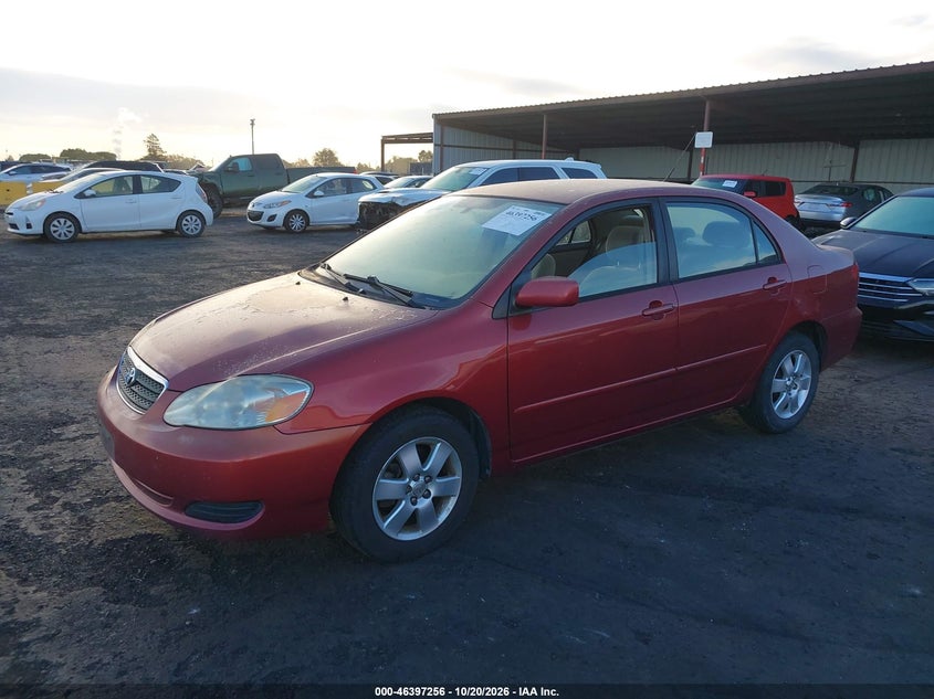 2007 Toyota Corolla Le, Vandalized, IAAI, VIN 1NXBR30E67Z888277 — photo 2