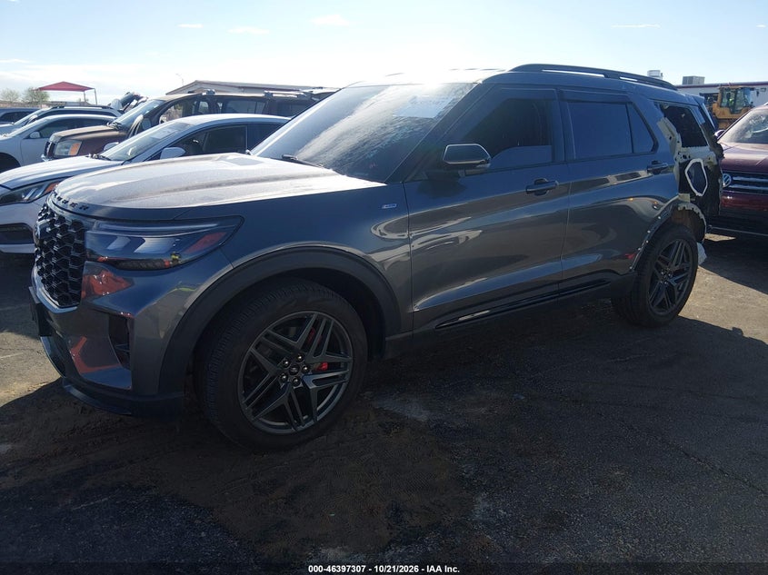 Vin: 1fmuk8khxsgb80218, lot: 46897665, ford explorer st-line 20252