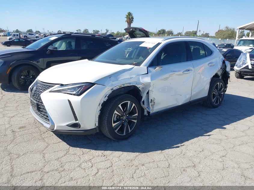 2020 Lexus Ux 200, Left Rear, IAAI, VIN JTHX3JBH6L2026334 — photo 2