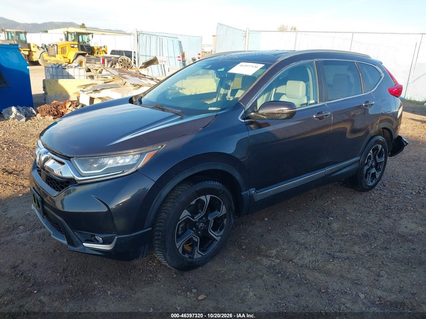 Vin: 2hkrw2h99jh655699, lot: 46897678, honda cr-v touring 20182