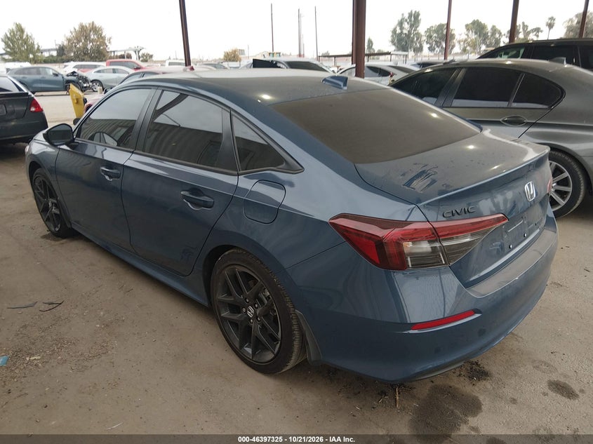 Vin: 2hgfe4f87th332180, lot: 46897683, honda civic hybrid sport/sport touring 20263