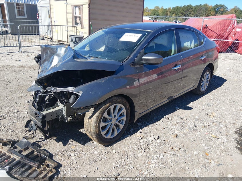 2019 Nissan Sentra Sv, Front End, IAAI, VIN 3N1AB7AP6KY333897 — photo 2