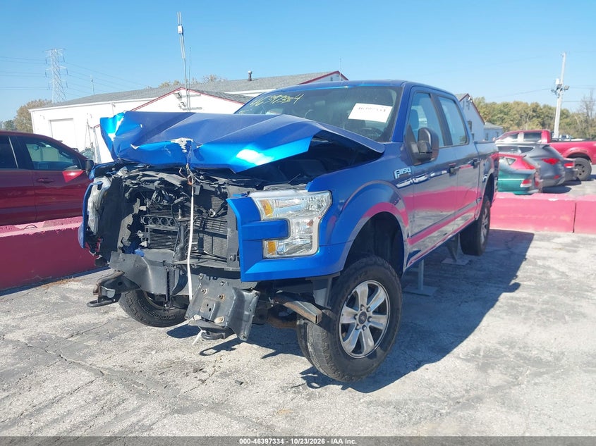 Vin: 1ftew1e87ffb59693, lot: 46897692, ford f-150 xl 20152