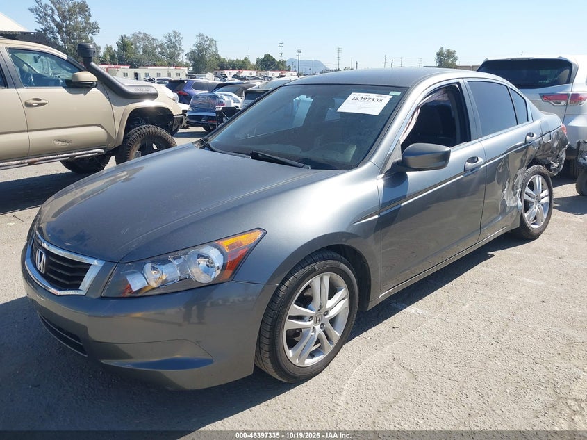 2008 Honda Accord 2.4 Lx, Left Rear, IAAI, VIN 1HGCP26328A128558 — photo 2