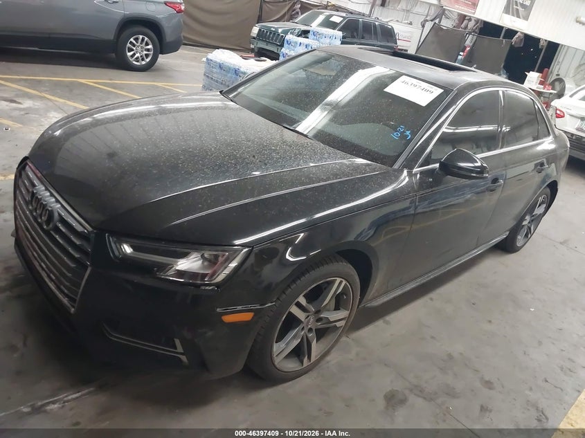 2018 Audi A4 2.0T Premium/2.0T Tech Premium, Оба бока, IAAI, VIN WAUENAF45JN005011 — фото 2