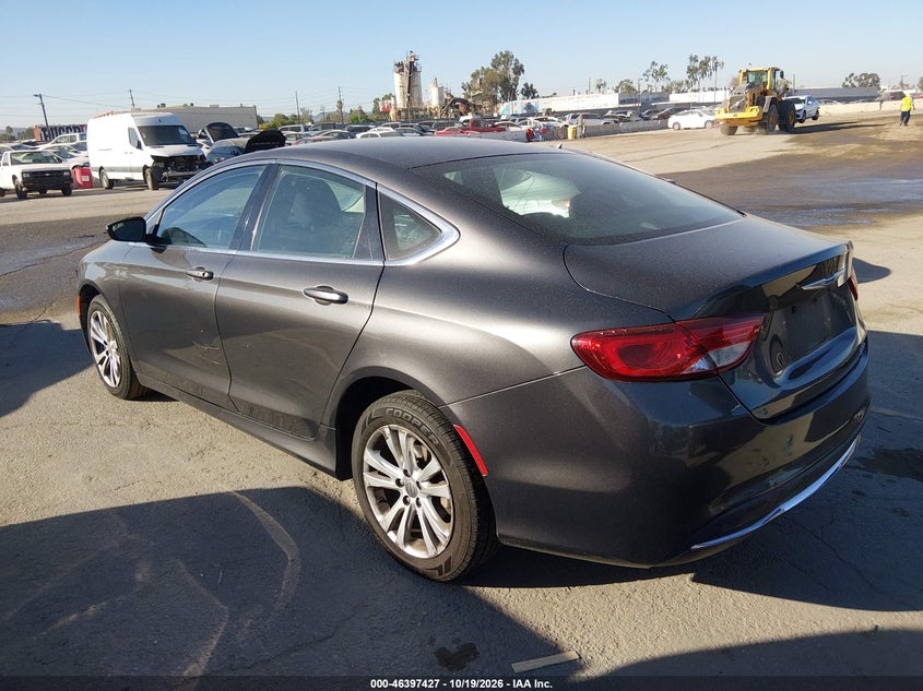 Vin: 1c3cccab8fn636204, lot: 46897785, chrysler 200 limited 20153
