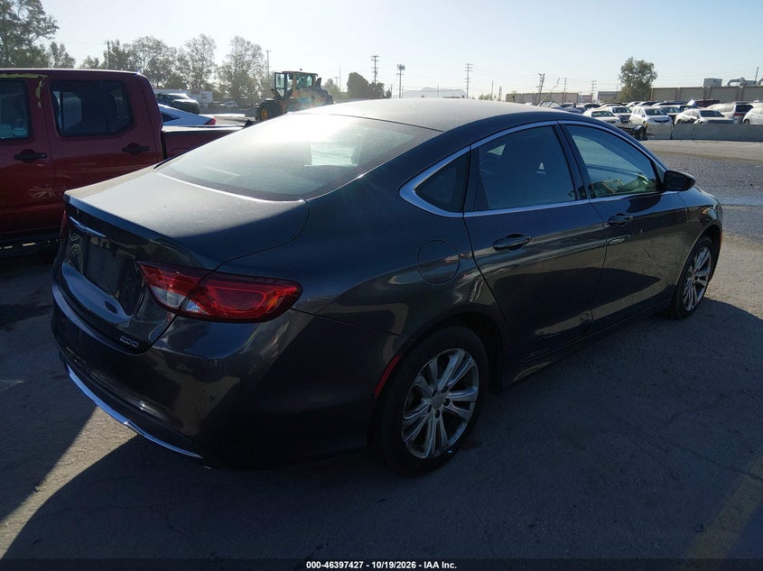 Vin: 1c3cccab8fn636204, lot: 46897785, chrysler 200 limited 20154