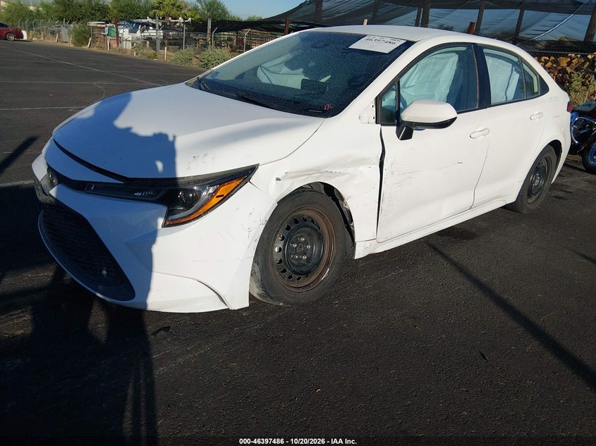 Vin: 5yfepmae5np290896, lot: 46897844, toyota corolla le 20222