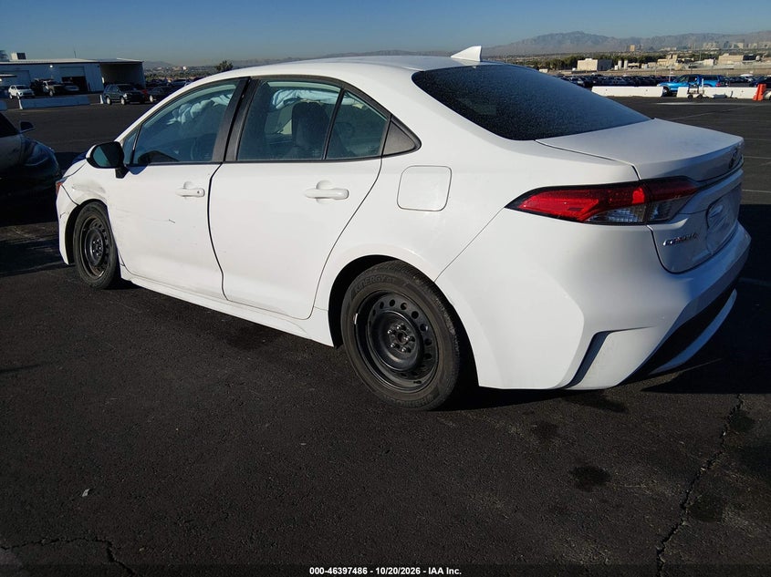 Vin: 5yfepmae5np290896, lot: 46897844, toyota corolla le 20223