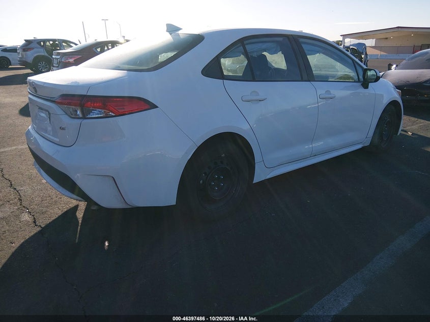 Vin: 5yfepmae5np290896, lot: 46897844, toyota corolla le 20224