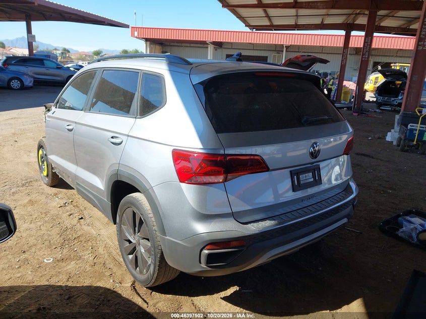 Vin: 3vvdx7b20pm351973, lot: 46897860, volkswagen taos 1.5t s 20233