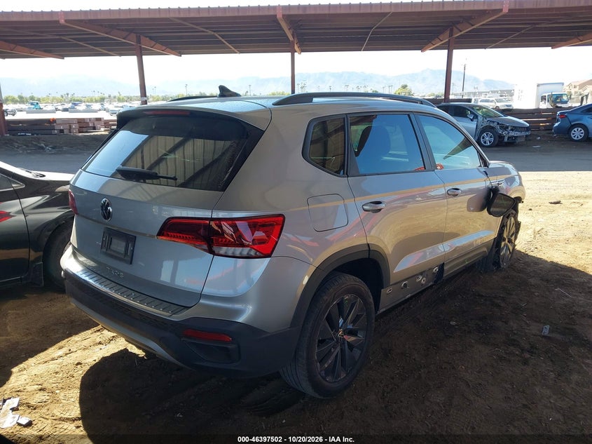 Vin: 3vvdx7b20pm351973, lot: 46897860, volkswagen taos 1.5t s 20234