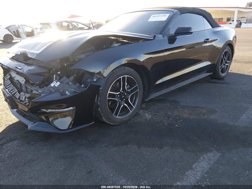 2021 Ford Mustang Ecoboost Premium, Front End, IAAI, VIN 1FATP8UH1M5124817 — photo 2