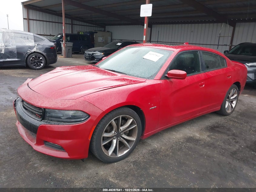 2015 Dodge Charger Road/Track, Right Front, IAAI, VIN 2C3CDXCT4FH847127 — photo 2