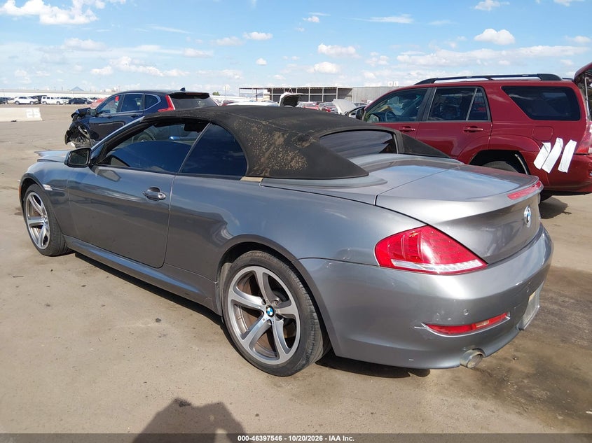 Vin: wbaeb5c51ac225268, lot: 46897904, bmw 650i 20103