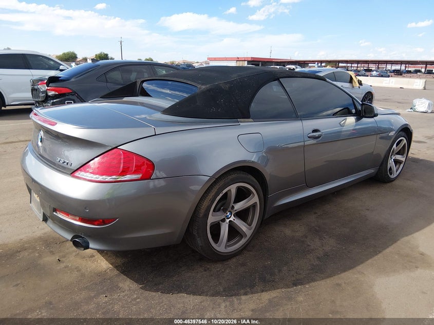 Vin: wbaeb5c51ac225268, lot: 46897904, bmw 650i 20104