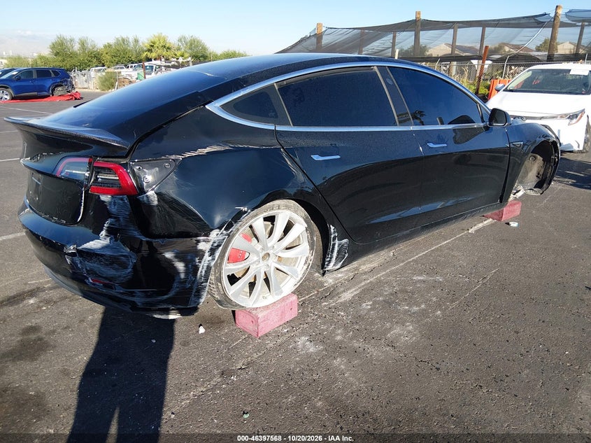 Vin: 5yj3e1eb6jf082513, lot: 46897926, tesla model 3 long range/performance 20184