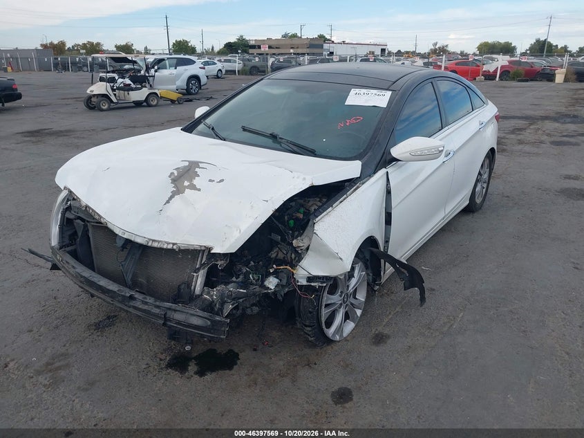 2013 Hyundai Sonata Limited, По кругу, IAAI, VIN 5NPEC4AC9DH728423 — фото 2