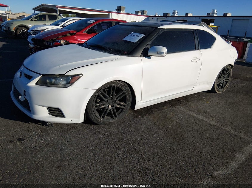 2013 Scion Tc, Rear, IAAI, VIN JTKJF5C71D3059340 — photo 2