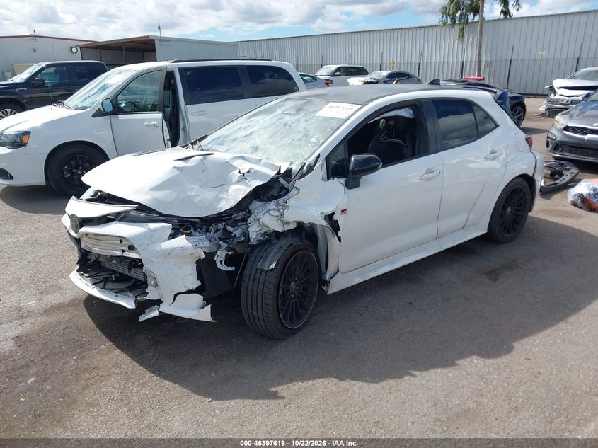 Vin: jtnabaae4pa003630, lot: 46897977, toyota gr corolla circuit edition 20232