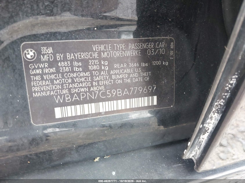 2011 BMW 335D · Фото 9