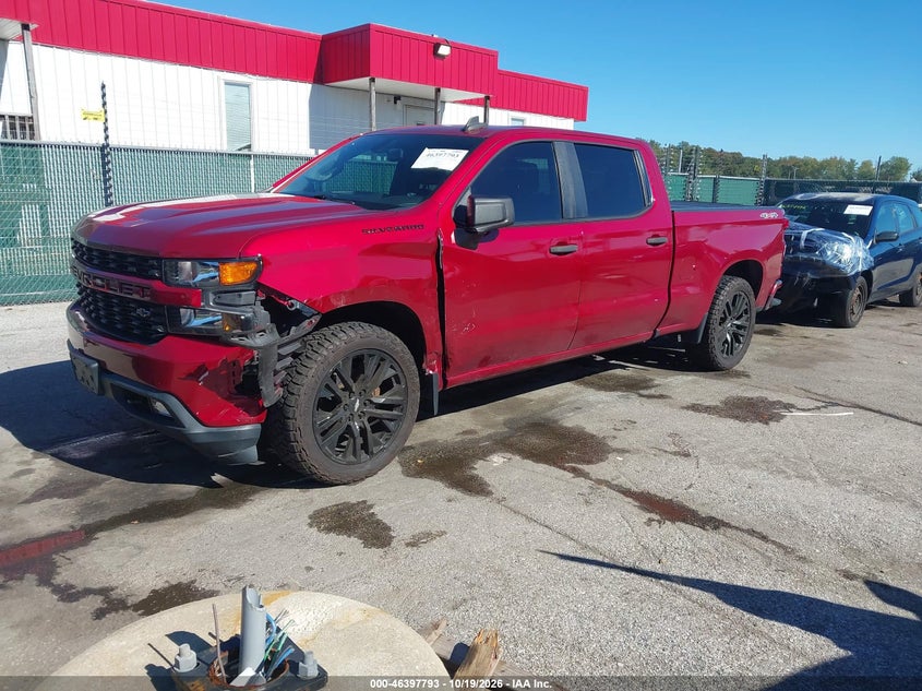 2020 Chevrolet Silverado 1500 4Wd Standard Bed Custom, Left Side, IAAI, VIN 1GCPYBEH3LZ317594 — photo 2