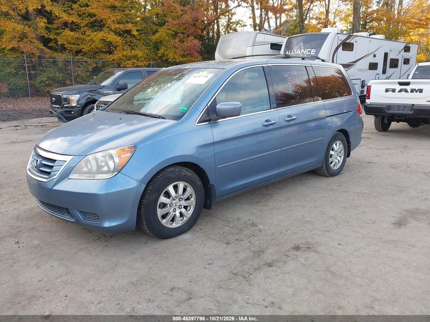 2009 Honda Odyssey Ex-L, Обычный износ, IAAI, VIN 5FNRL38759B001144 — фото 2