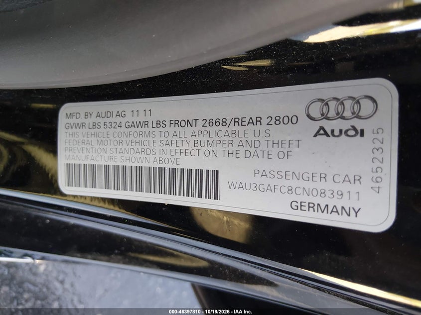 2012 AUDI A7 PREMIUM · Фото 9