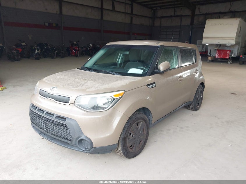 Vin: kndjn2a27f7139365, lot: 46898227, kia soul 20152