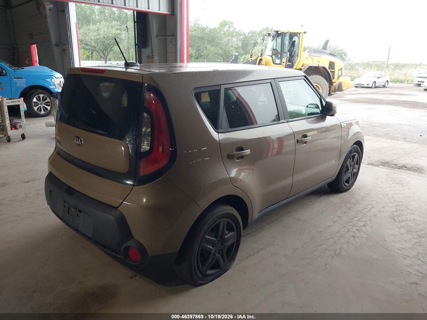 Vin: kndjn2a27f7139365, lot: 46898227, kia soul 20154
