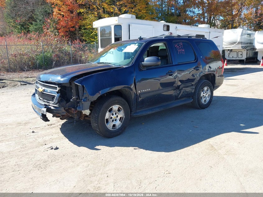 2009 Chevrolet Tahoe Lt2, Left Front, IAAI, VIN 1GNFK23099R256391 — photo 2