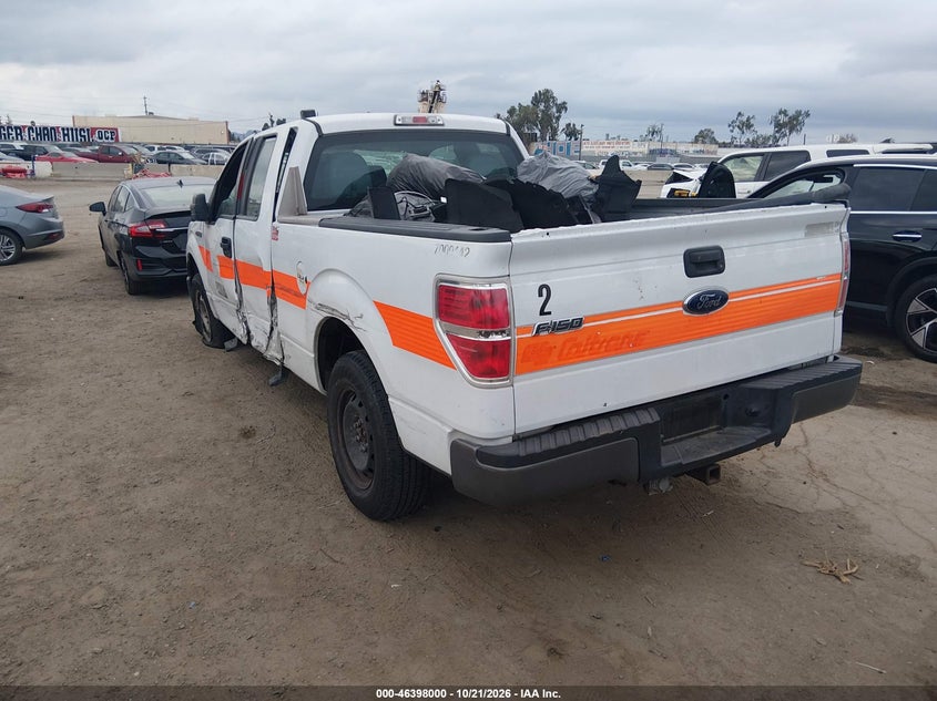 Vin: 1ftex1cmxdkg35050, lot: 46898358, ford f-150 xl 20133