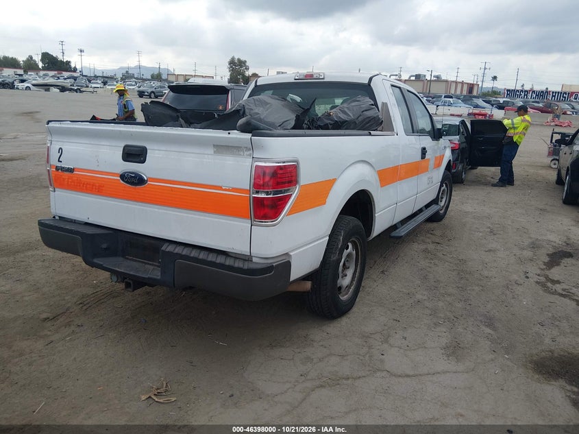 Vin: 1ftex1cmxdkg35050, lot: 46898358, ford f-150 xl 20134