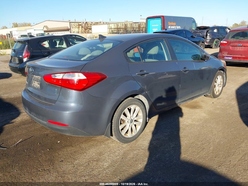 Vin: knafx4a69f5392906, lot: 46898367, kia forte lx 20154