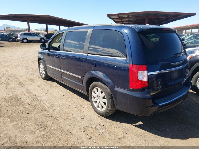 Vin: 2c4rc1bg3fr594399, lot: 46898404, chrysler town & country touring 20153