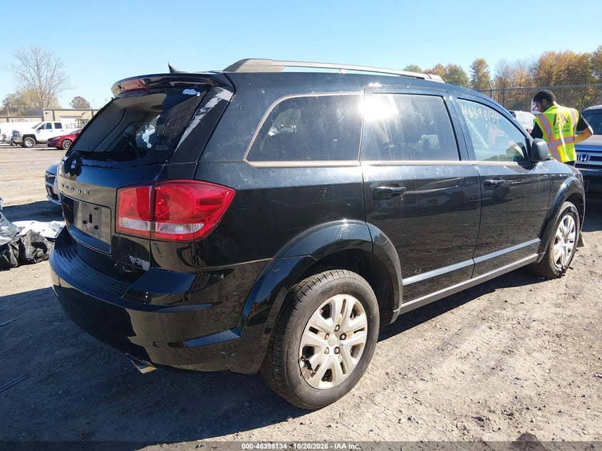 Vin: 3c4pddag5gt179980, lot: 46898492, dodge journey se 20164